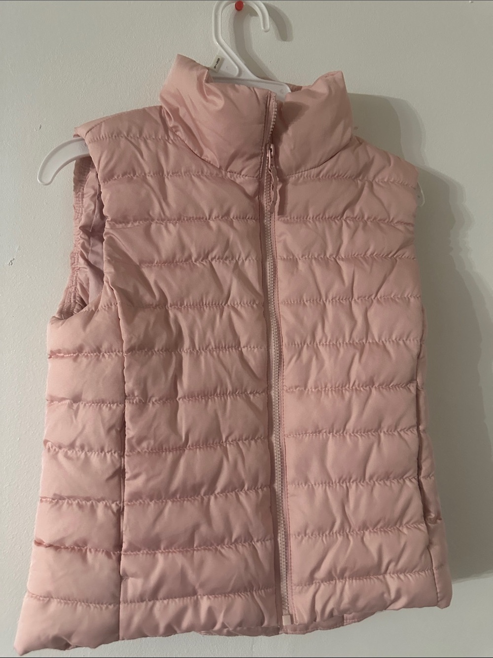 Old Navy Pale Pink Quilted Vest size 8